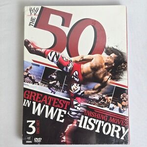 The 50 Greatest Finishing Moves In WWE History DVD 3 Disc Set 2012, New Sealed